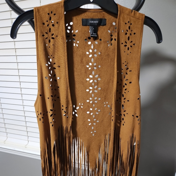 F21 Boho vest - Picture 2 of 3